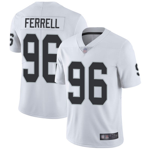 Raiders #96 Clelin Ferrell White Vapor Untouchable Limited Stitched Jersey - Zenithce