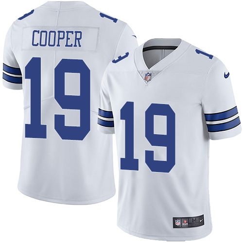 Cowboys #Dallas Cowboys #19 Amari Cooper White Vapor Untouchable Limited Stitched Jersey - Zenithce