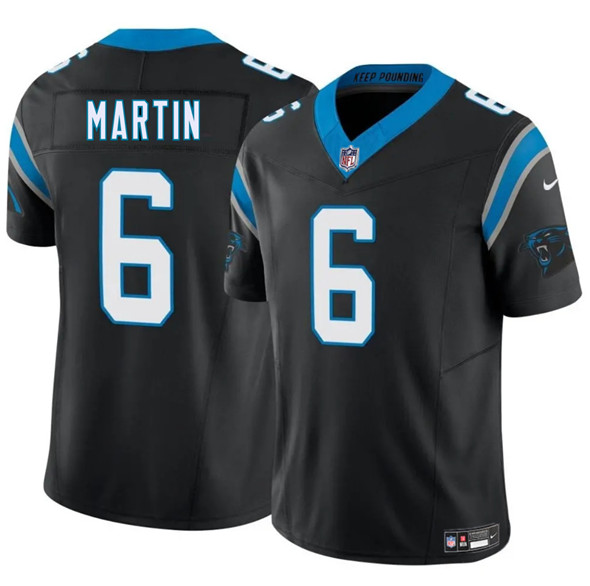 Carolina Panthers #6 Sam Martin Black 2025 F.U.S.E. Vapor Limited Stitched Jersey - Zenithce