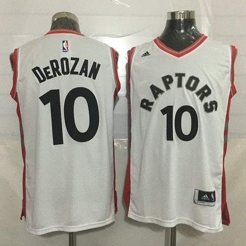 Toronto Raptors #10 DeMar DeRozan White New Rev 30 Swingman Jersey - Zenithce