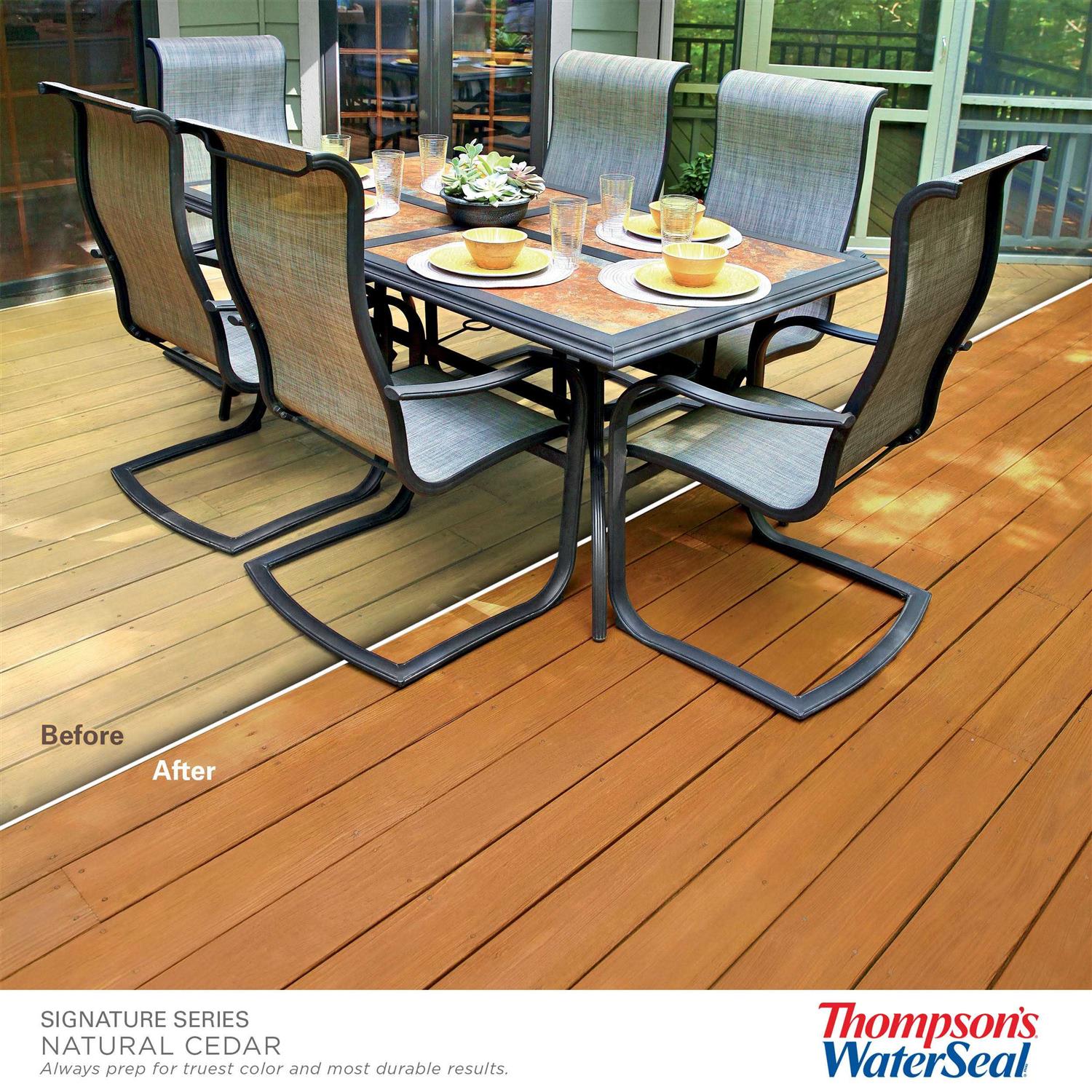 Thompson’s WaterSeal Semi-Transparent Wood Sealer - Zenithce