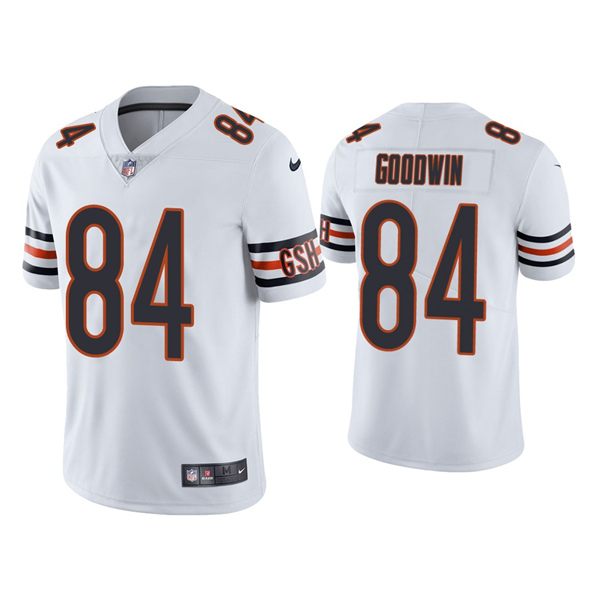 Chicago Bears #84 Marquise Goodwin White Stitched Football Jersey - Zenithce