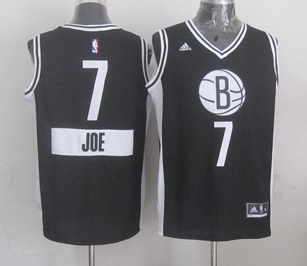 Brooklyn Nets #7 Joe Johnson Revolution 30 Swingman 2014 Christmas Day Black Jersey - Zenithce