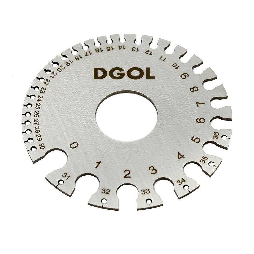 DGOL Stainless Steel Mini Portable Metal Sheet Thickness Gauge Material Wire Thickness Gage - Zenithce