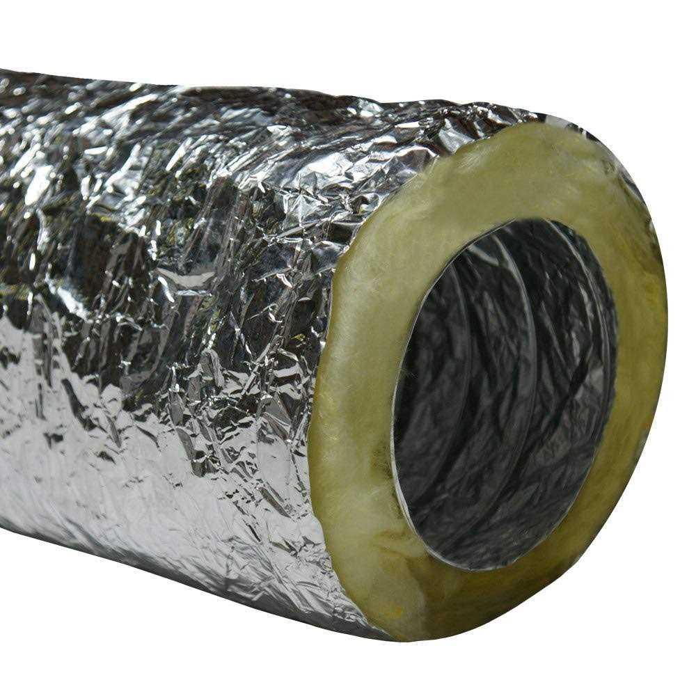 Rubber-Cal HVAC Insulated-Flex Ducting Ventilation Duct Hose - Zenithce