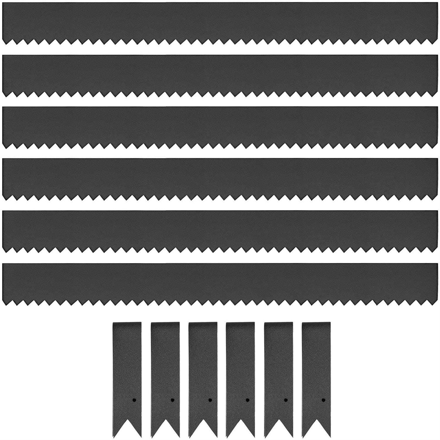 VEVOR Steel Landscape Edging 40 in. x 6 in. Steel Garden Edging Border Steel Landscape Edging Steel Lawn Edging - Zenithce