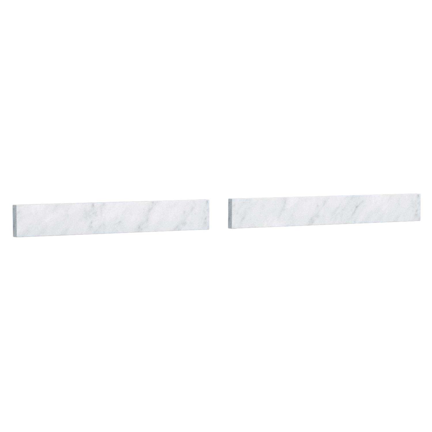 Wyndham Collection 36 in. Cultured Marble Backsplash in White - Zenithce