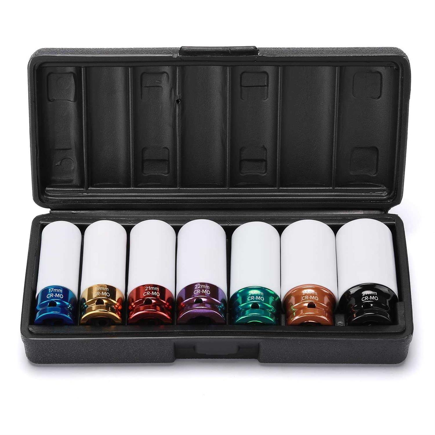 Mayouko 48 Pieces 3/8 Drive Impact Socket Set SAE/Metric - Zenithce