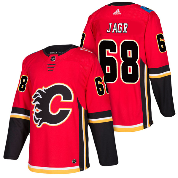 Calgary Flames #68 Jaromir Jagr Stitched Jersey - Zenithce
