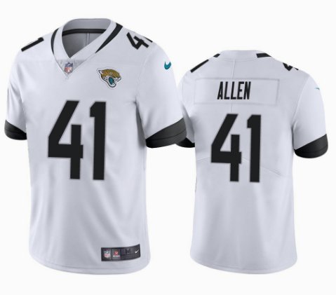 Jacksonville Jaguars #41 Josh Allen White Vapor Untouchable Limited Stitched Jersey - Zenithce