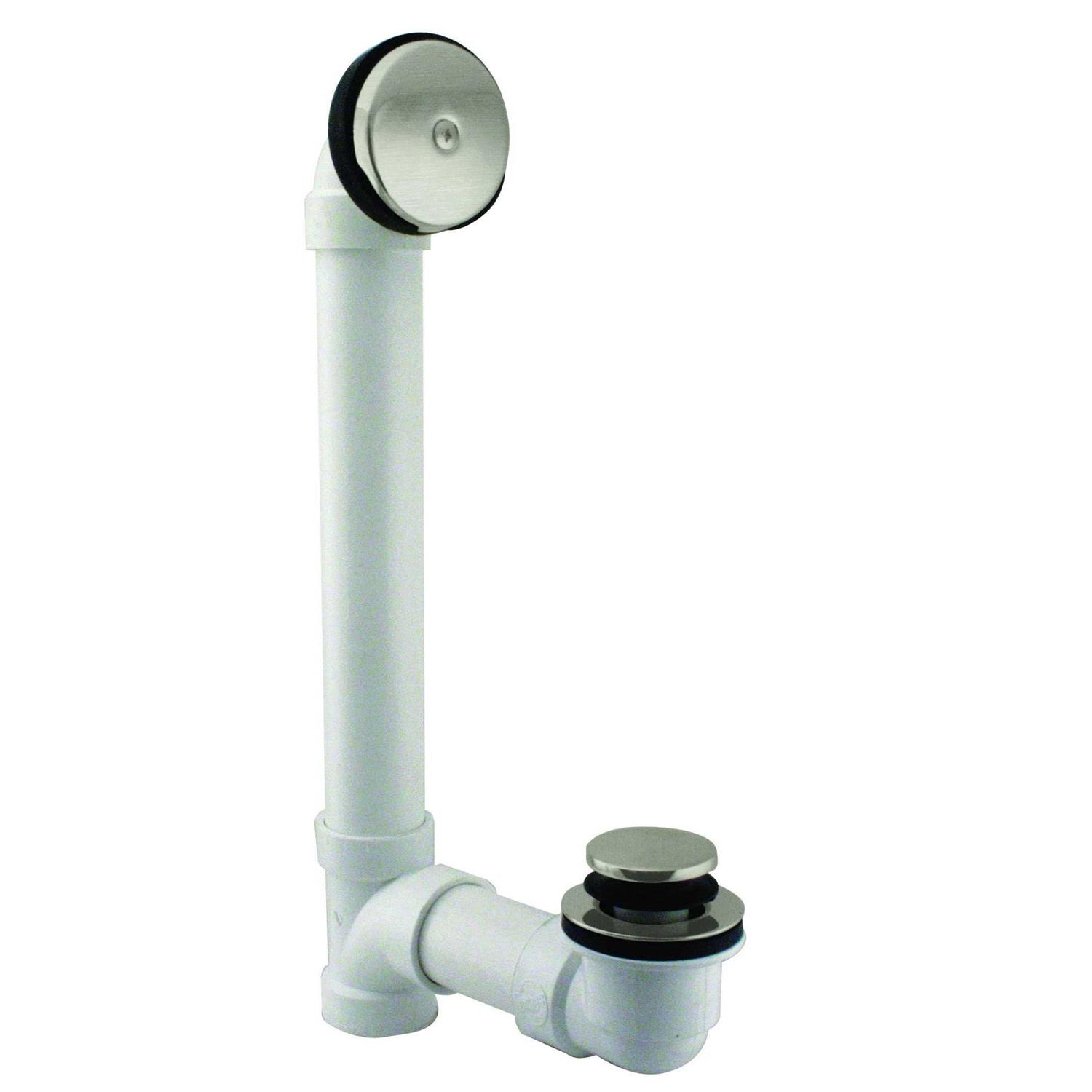 Westbrass Tip-Toe Sch. 40 PVC Bath Waste with One-Hole Elbow D49321 - Zenithce