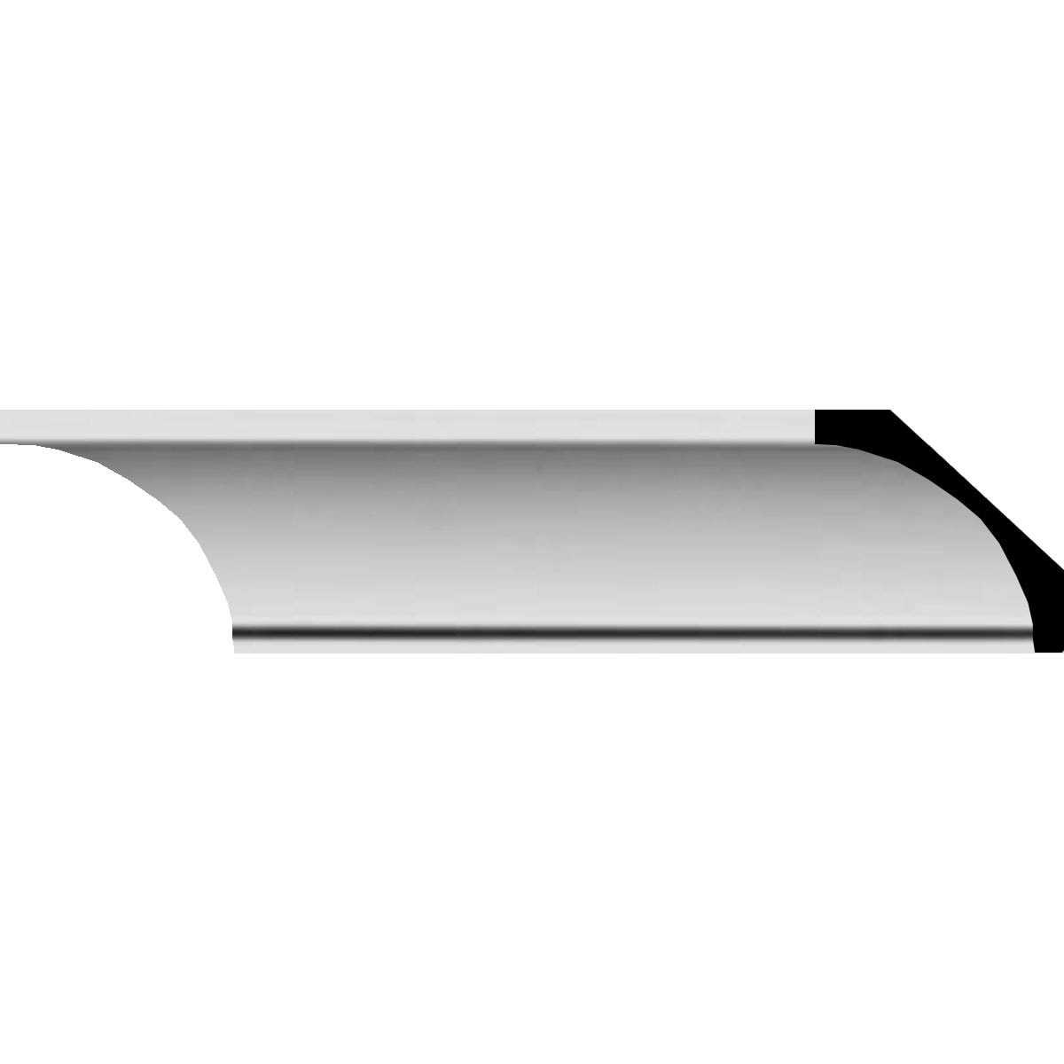 Ekena Millwork MLD02X01X02RE Reece Traditional Smooth Crown Moulding - Zenithce