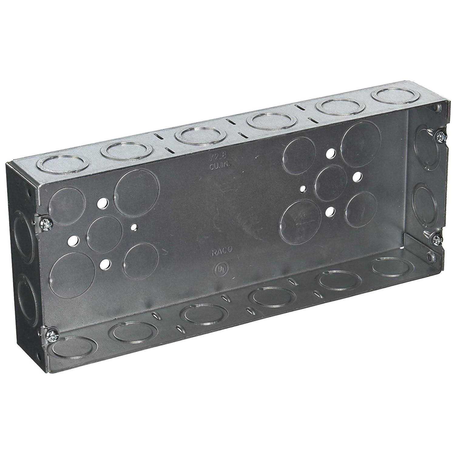 Raco 907C 4 Square 2 Duplex Cover - Zenithce