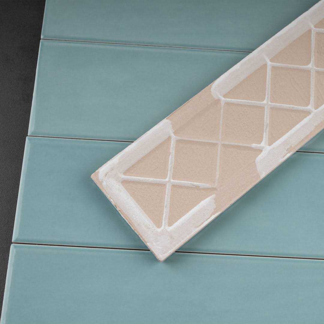 MOLOVO Zarati 2.95 in. x 11.81 in. Polished Ceramic Wall Tile - Zenithce