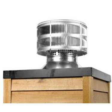 Majestic TR11 Round Termination Cap With Storm Collar - Zenithce