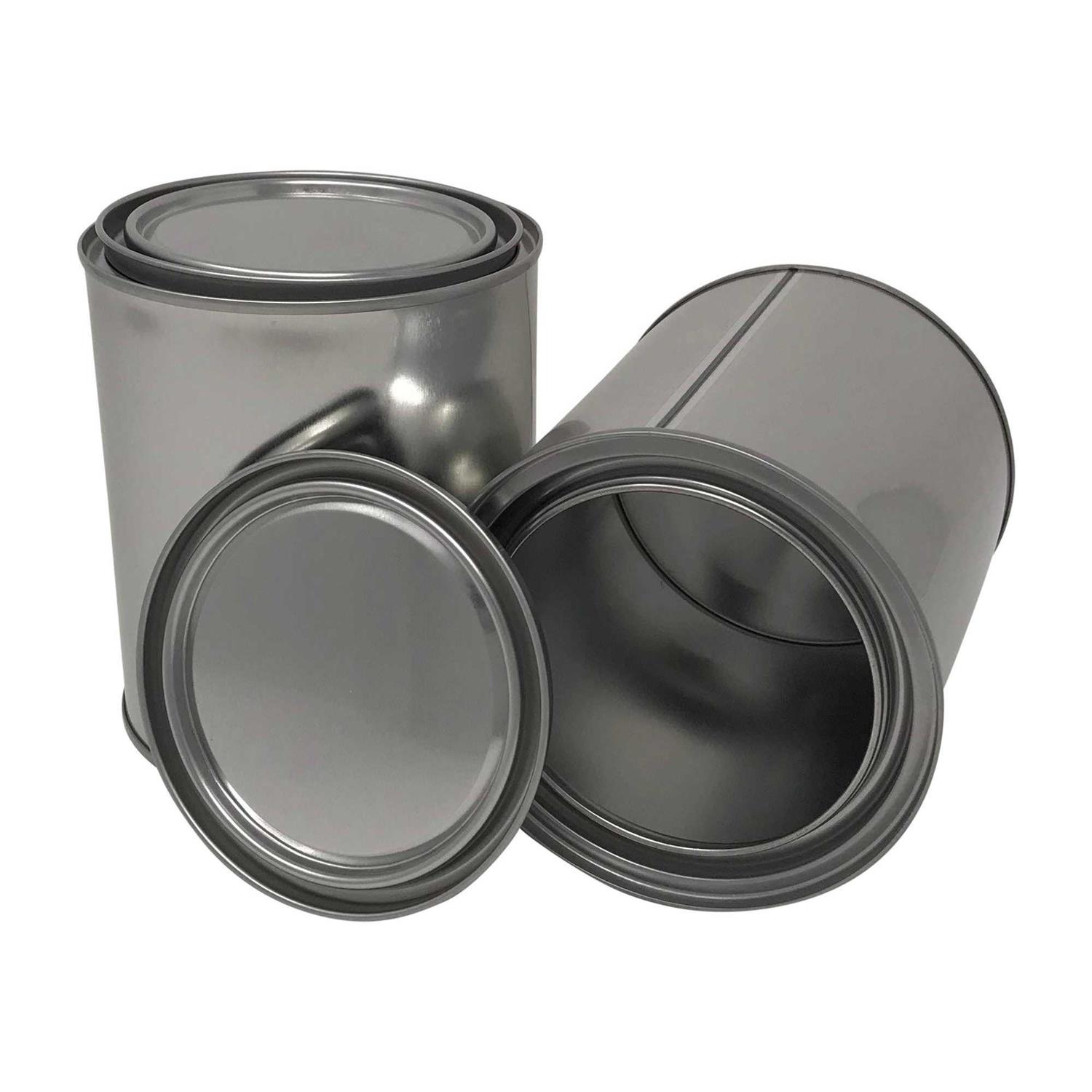 Csbd Empty Paint Can with Plastic Lid, Gallon and Quart Sizes, Unlined Multipurpose Storage for Arts and Crafts - Zenithce