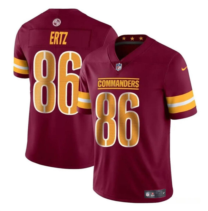 Washington Commanders #86 Zach Ertz Burgundy Vapor Limited Stitched Jersey - Zenithce