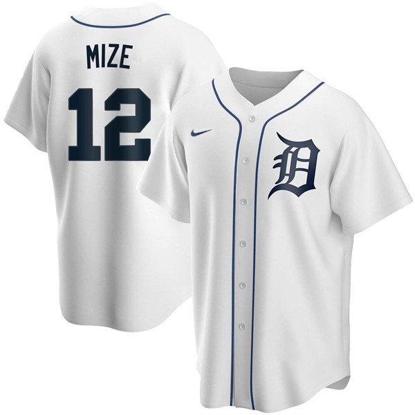 Detroit Tigers #12 Casey Mize White Cool Base Stitched Jersey - Zenithce