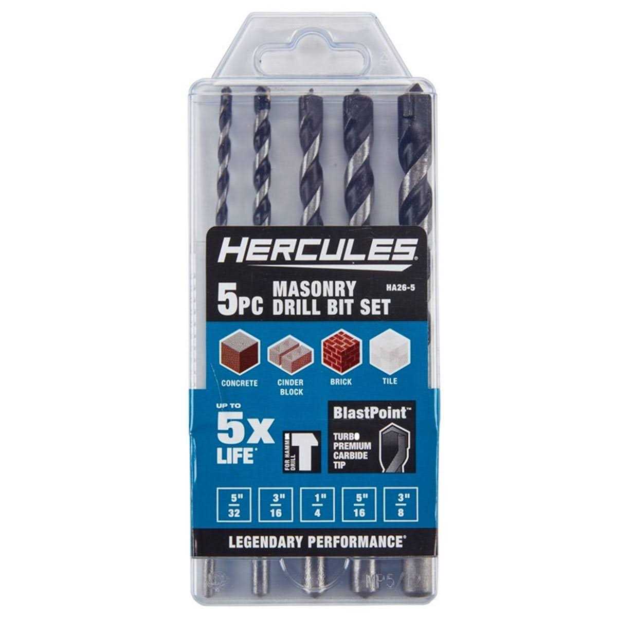 Hercules Impact Rated Hex Titanium Drill Bit Set - Zenithce