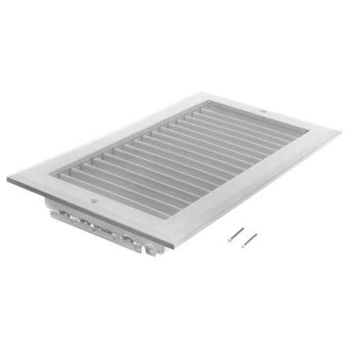 Hart & Cooley White Sidewall/Ceiling Register - Zenithce