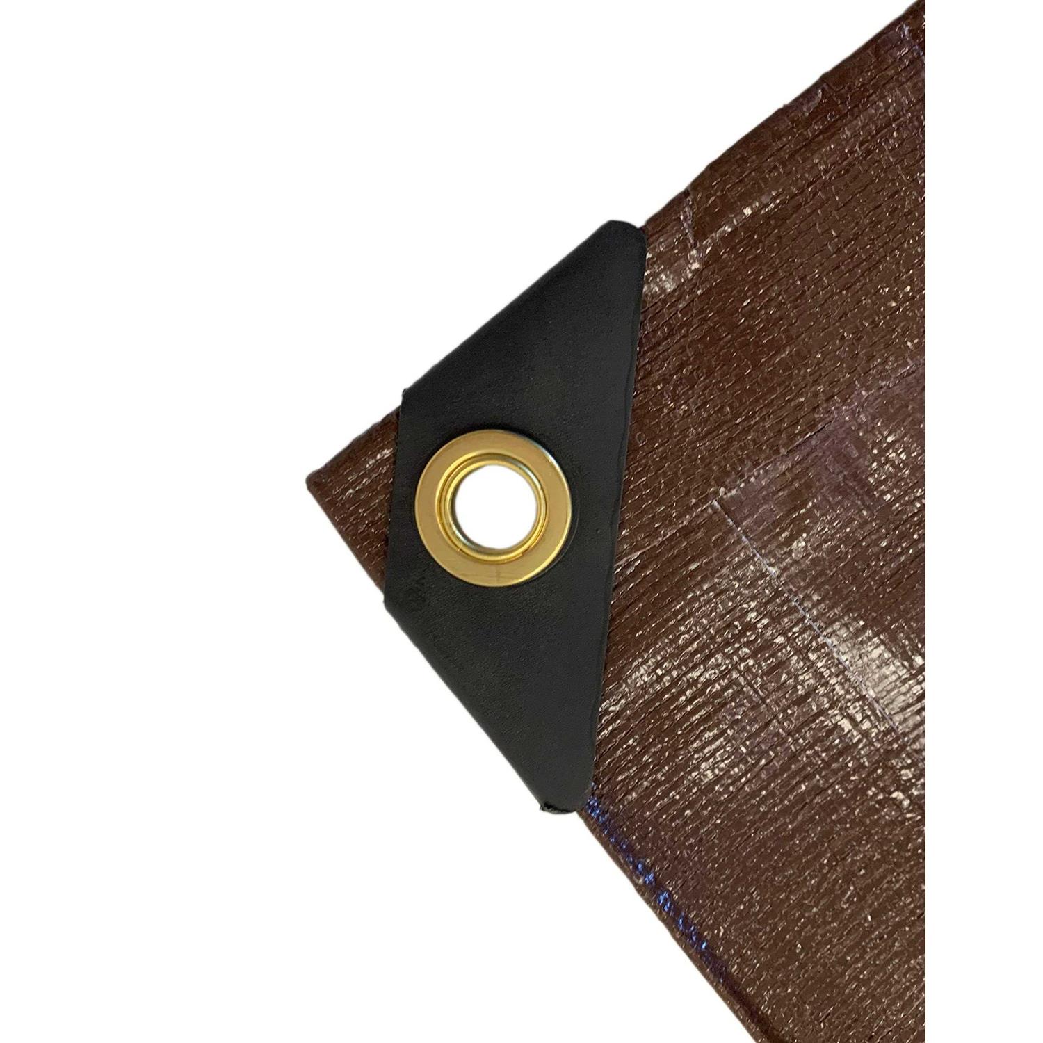 TarpsDirect Super Heavy Duty Brown 8 oz Tarp - Zenithce