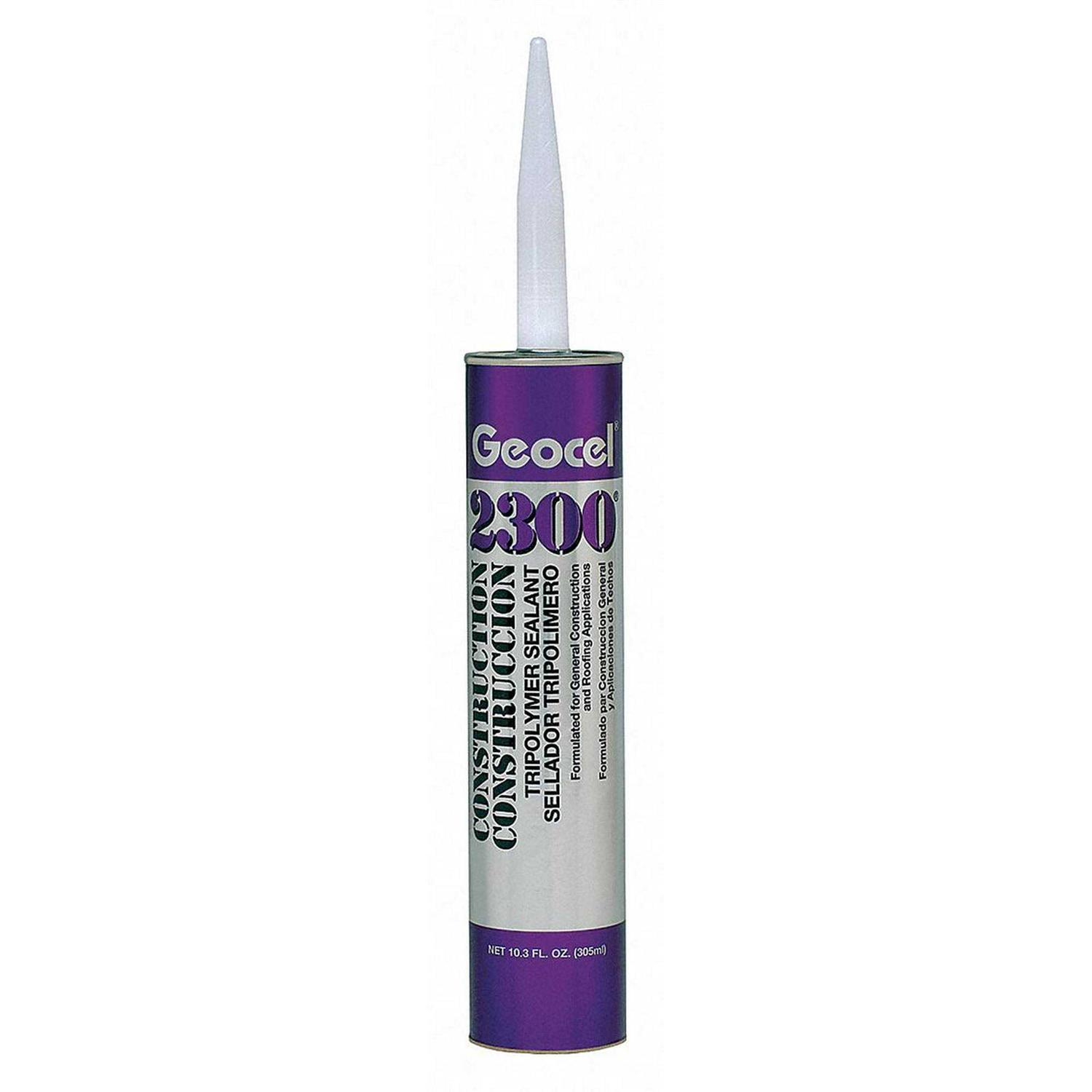 Geocel 2300 10.3 oz. Clear Construction Tripolymer Sealant - Zenithce
