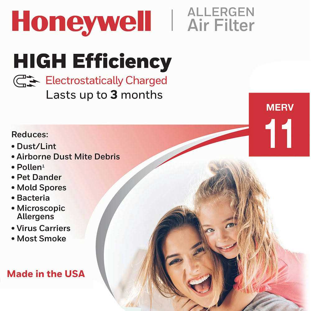 Honeywell Efficiency Allergen MERV Air Filter - Zenithce