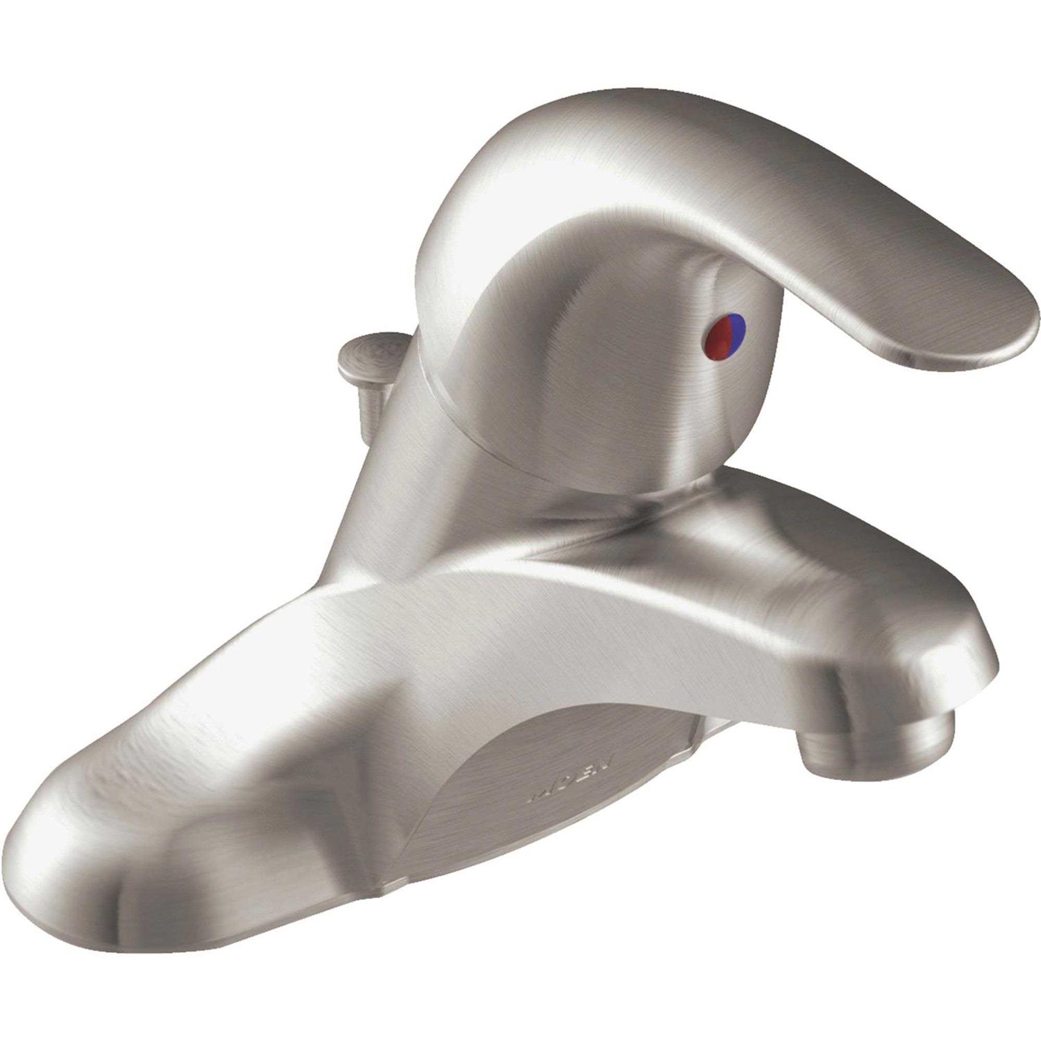 Moen Adler Bathroom Faucet 4 Brushed Nickel Two Handle - Zenithce