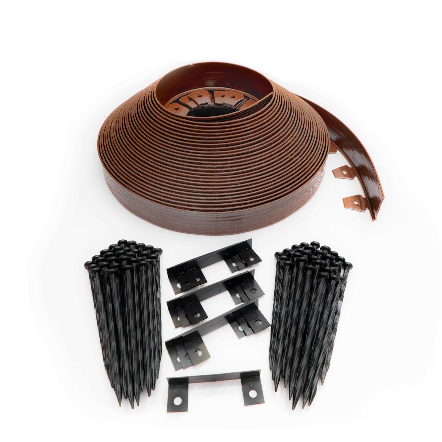 EasyFlex 2.5 Tall Wall No-Dig Landscape Edging Kit 3220E-100C - Zenithce