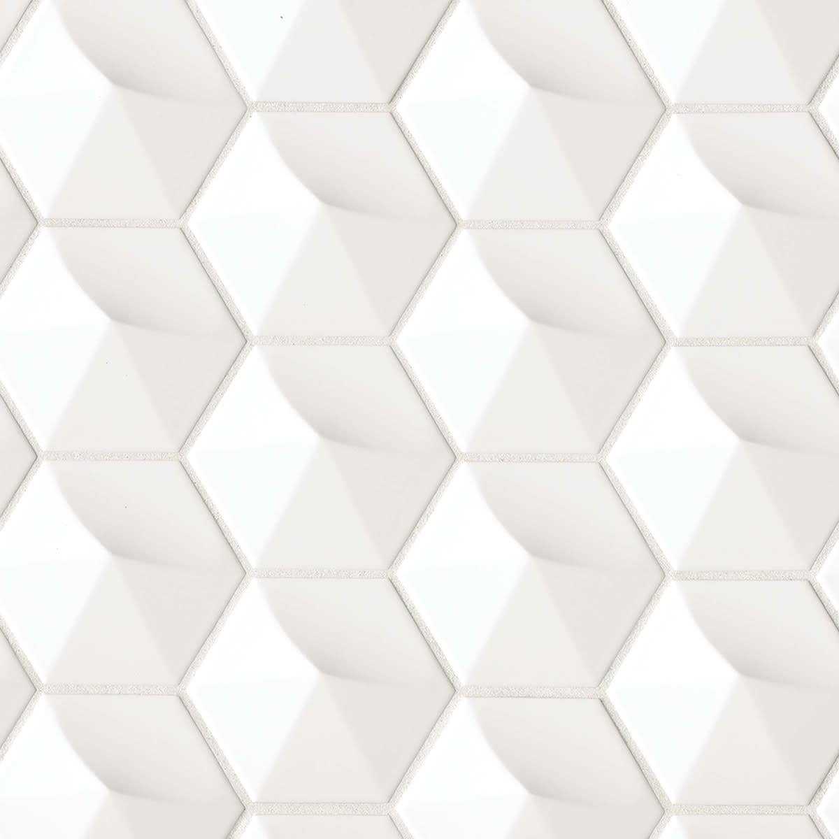 Hedron 4 x 5 Ceramic Wall Tile Bedrosians - Zenithce