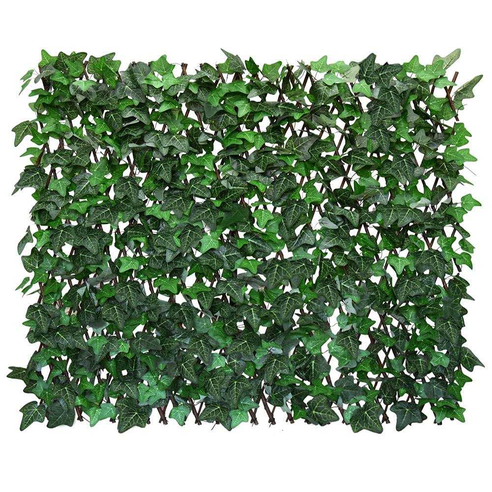 GLANT Expandable Fence Privacy Screen for Balcony Patio Outdoor,Decorative Faux Ivy Fencing Panel,Artificial Hedges - Zenithce