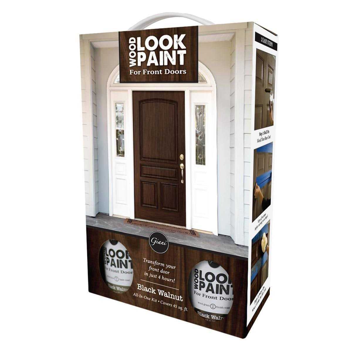 Giani Wood Look Paint Kit for Front & Interior Doors - Zenithce
