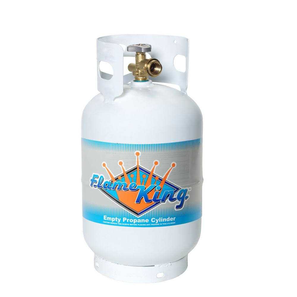 Flame King YSN100HOGb 100 lb Pound Horizontal & Vertical Propane Cylinder Pol Valve - Zenithce
