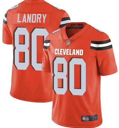 Cleveland Browns #80 Jarvis Landry Orange Vapor Untouchable Limited Stitched Jersey - Zenithce