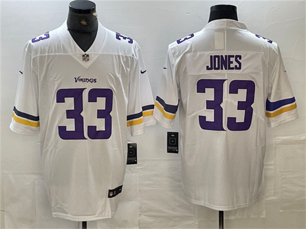 Minnesota Vikings #33 Aaron Jones White Vapor Untouchable Limited Stitched Jersey - Zenithce