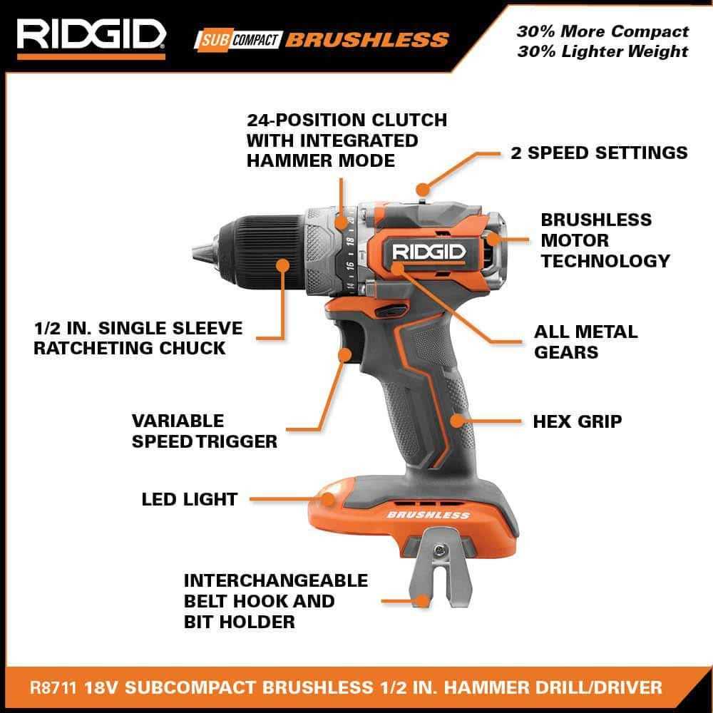 Ridgid 18V OCTANE Brushless Cordless Jig Saw R8832B - Zenithce