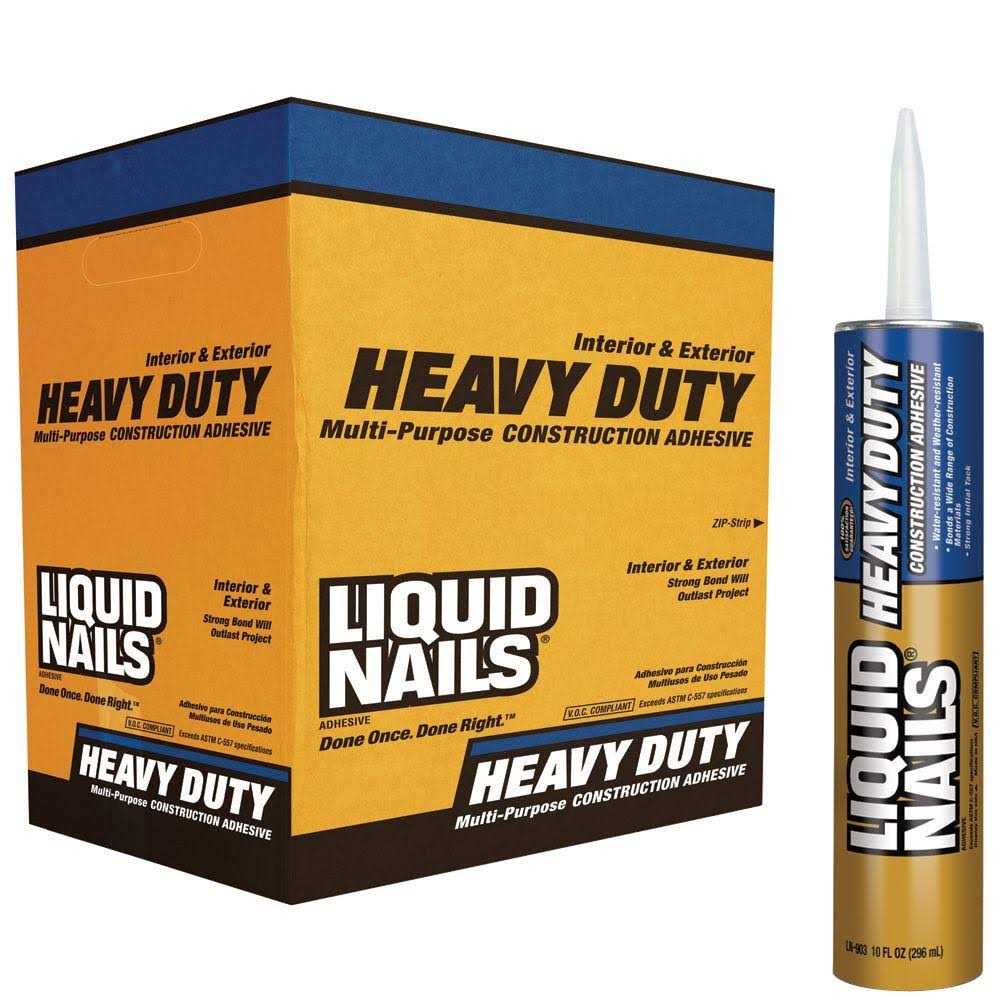 Liquid Nails Construction Adhesive Heavy Duty - Zenithce