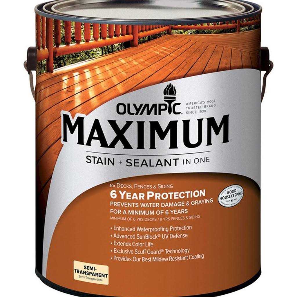 Olympic 1 gal Waterguard Clear Wood Sealer 275473 - Zenithce