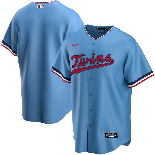 Minnesota Twins Blue Cool Base Stitched Jersey - Zenithce
