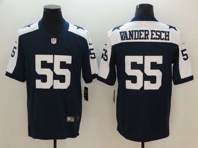 Dallas Cowboys #55 Vander Esch Navy 2018 Draft Vapor Untouchable Limited Stitched Jersey - Zenithce