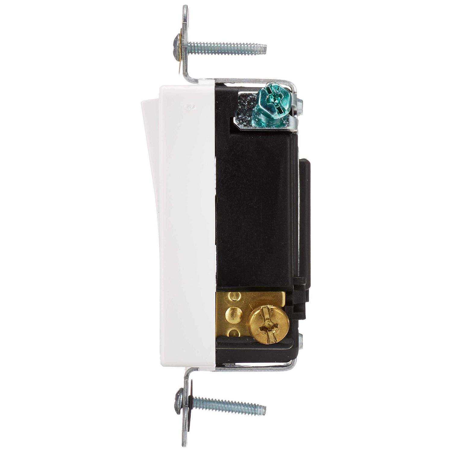 Leviton 5666-C 15 Amp Straight Blade Plug - Zenithce