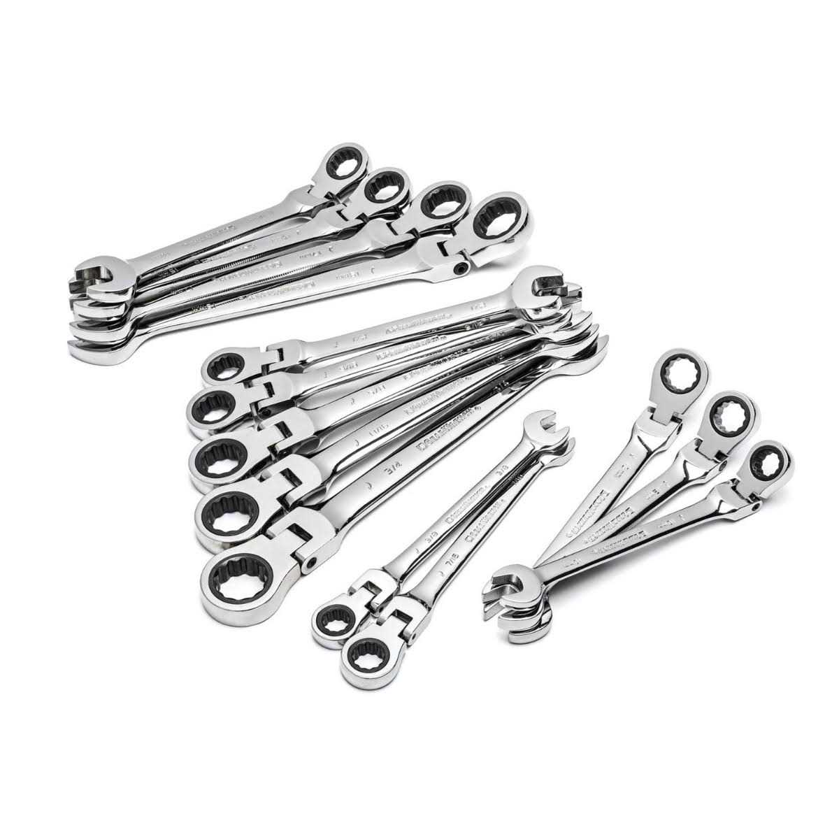 GearWrench 12 Piece XL Gearbox Ratcheting Wrench Set 85988 - Zenithce