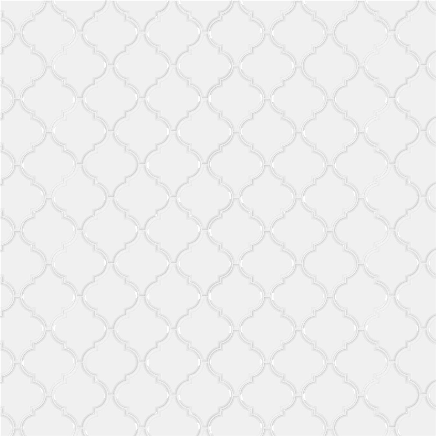 Satori Hudson 11-in x 11-in Glossy Porcelain Herringbone Subway Wall Tile 1001-0318-0 - Zenithce
