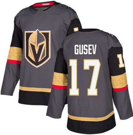 Vegas Golden Knights#17 Nikita Gusev Gray Adidas Stitched Jersey - Zenithce