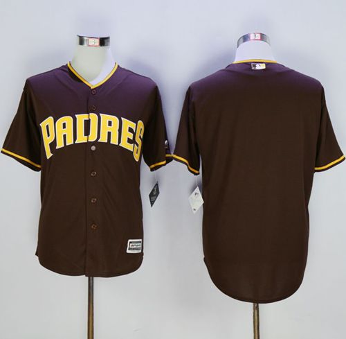 Padres Blank Brown New Cool Base Stitched Jersey - Zenithce