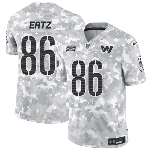 Washington Commanders #86 Zach Ertz Arctic Camo 2024 F.U.S.E. Salute To Service Limited Stitched Jersey - Zenithce