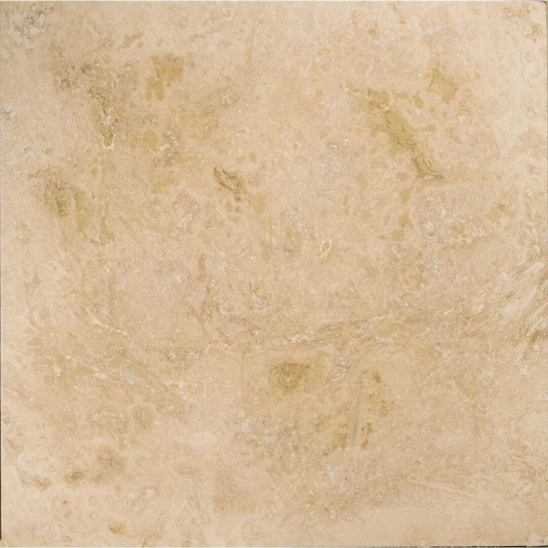 EMSER TILE Trav Fontane Tumbled Ivory Classic 3.94 in. x 3.94 in. Travertine Wall Tile - Zenithce