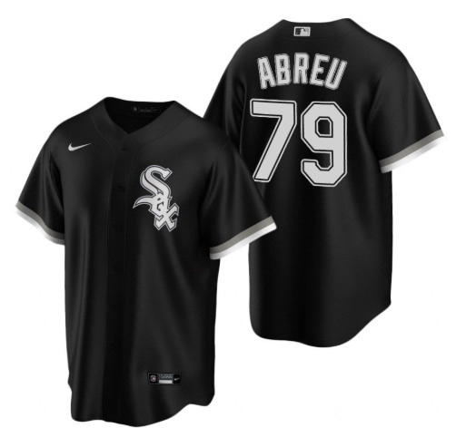 Chicago White Sox #79 Jose Abreu Black Cool Base Stitched Jersey - Zenithce