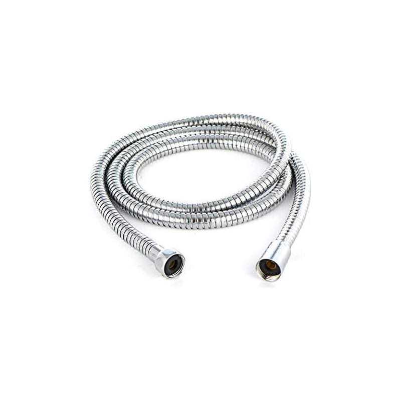 Klabb Shower Hose 59 Inches Extra Long Chrome Handheld Shower Head Hose With Brass insert and nut - Zenithce