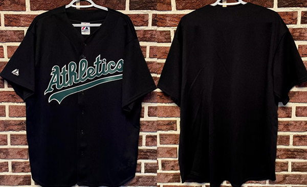 Oakland Athletics Blank Black Stitched Jersey - Zenithce
